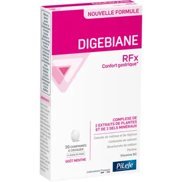 Digebiane RFx, 20 comprimidos masticables, Pileje