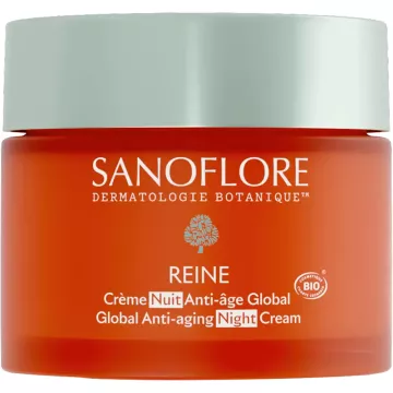 Sanoflore Reine Crème Nuit Anti-âge Global 50 ml