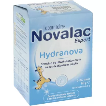 Novalac Hydranova 10 Sachets De 6,5g