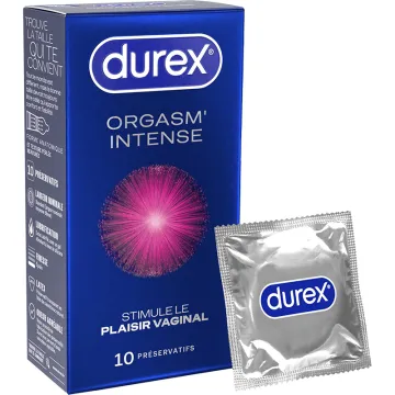 Preservativos Durex Orgasm'intense 10
