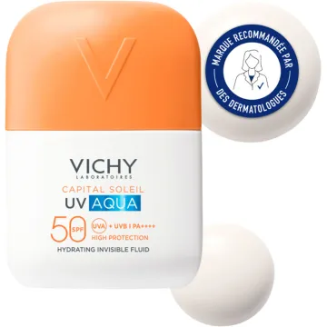 Capital Soleil UV Aqua Unsichtbares Feuchtigkeitsfluid SPF50 Vichy 50ml