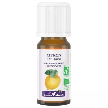 Dr Valnet Huile Essentielle Bio Citron 10 ml