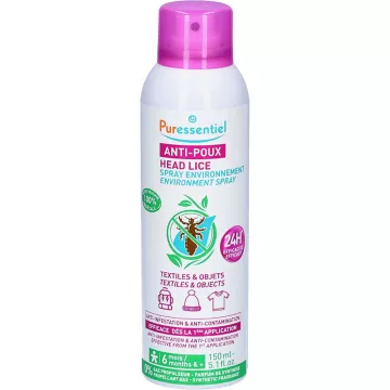 Puressentiel Anti-Poux Spray Environnement Textiles & Objets 150ml