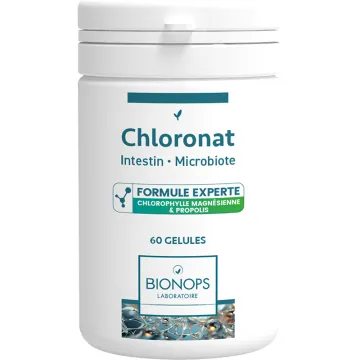 Chloronat Chlorophyll probiotisch 60 Kapseln Bionops