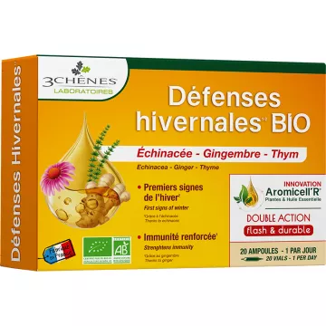 3-Chênes Phyto Aromicell'r Défenses Hivernales Bio 20 ampoules