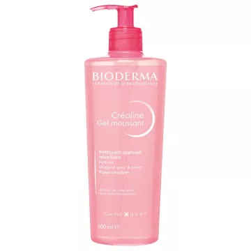 Bioderma Créaline Gel Moussant Peaux sensibles Bioderma