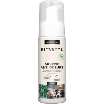 Biovetol Organic Odour Control Foam Dog & Cat 125 ml
