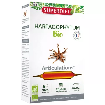 Superdiet Harpagophytum Bio Articulation 20 flacons