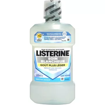 Listerine Mundwasser Soin Blancheur Leichter Geschmack 500 ml