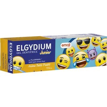 Elgydium Emoji Zahngel Tutti Fruitti 7/12 Jahre 50 ml