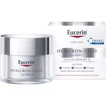 Eucerin Hyaluron-Filler +3x Effect Crema de Día Piel Seca Spf 15