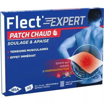 Flect'Expert Warm Patch Relieves & Soothes with Harpagophytum x5