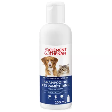 Shampoing Tétramétrine Antiparasitaire Clément-Thekan 200 ml