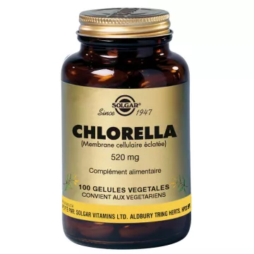 SOLGAR Chlorella Gélules Végétales Boite de 100