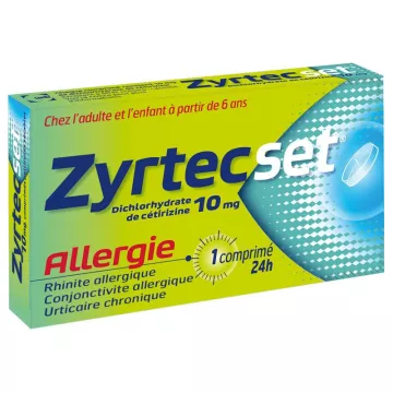 Zyrtec Set Allergy Rinite allergica 7 compresse