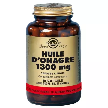 Solgar Huile d'Onagre 1300 mg 60 Softgels MG