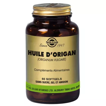 Solgar Oregano-olie 60 Plantaardige capsules