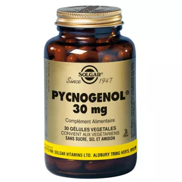 Solgar Pycnogenol 30 cápsulas vegetais