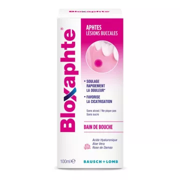 BLOXAPHTE Язвы Жидкость для полоскания рта 100 мл BAUSCH & LOMB