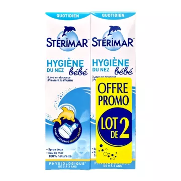 STERIMAR BEBÊ MAR Spray Nasal 100 ML LOT OF 2