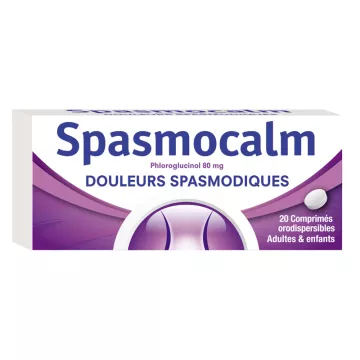 SPASMOCALM 80MG 20 orodispersible tablets