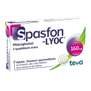 SPASFON LYOC Phloroglucinol 160MG Sublingual Comprimidos