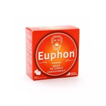 EUPHON БОЛЬ В ГОРЛЕ ПЛАНШЕТЫ 70