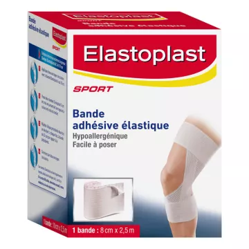 Fita adesiva elástica Elastoplast Sport 8 ou 10 cm