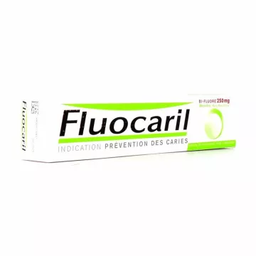 Fluocaril Bi-Fluoré 250 mg Pâte Dentifrice Menthe 75 ml