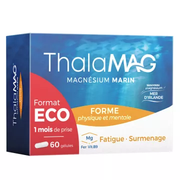 Thalamag Magnesium Marin Vitalité Forme physique et mentale 60 gélules