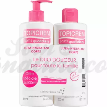 Topicrem Ultra-Hydratant Corps LOT 2X500ML