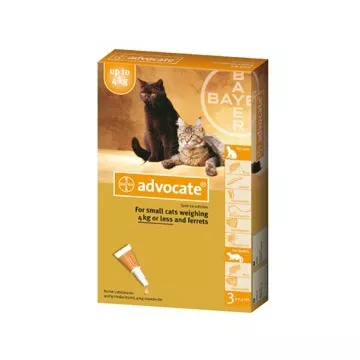 ADVOCATE LITTLE CAT 3 BAYER PIPETTES 0.4 ML