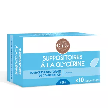 SUPPOSITORY GLYCERINE GIFRER BABY BOX 10