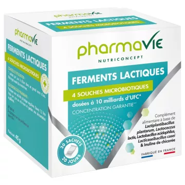 Pharmavie Nutriconcept Ferments Lactiques 4 Souches 20 sachets