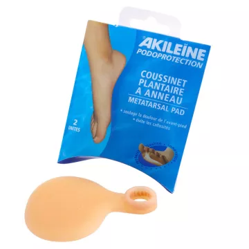 Akileine Podoprotection Plantar Pad mit Ring 2 Einheiten