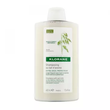 Volumizing shampoo Klorane em garrafa leite de amêndoa 400ML