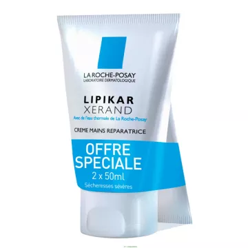 La Roche-Posay LIPIKAR XERAND CREME PARA AS MÃOS CONJUNTO 2 x 50ML 