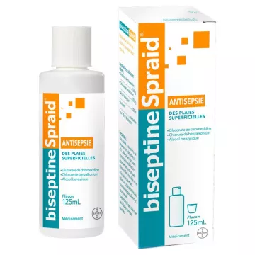 Biseptinespraid solution antiseptique 125 ml