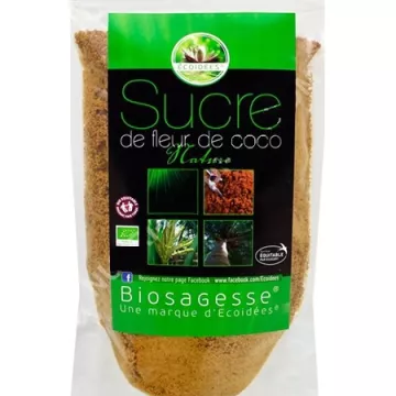 SUCRE DE FLEUR DE COCO NATURE BIOSAGESSE 500G