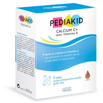 PEDIAKID CALCIUM C+ 14 STICKS