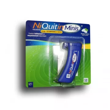 Niquitin Minis 1.5 mg Menthe Fraîche 20 Comprimés