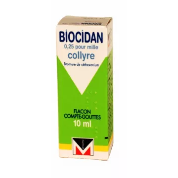 Biocidan 0,025% EYE Tropfen 10ml FLASCHE