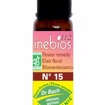 Flor de Bach de Acebo Inebios 10ml No.15