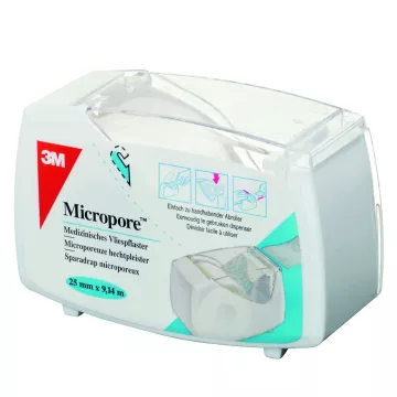 Micropore 25MMX9M14 SPOEL WIT