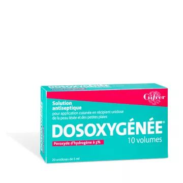 Dosoxygenee 10 volumes de 5 ml 20 Unidoses