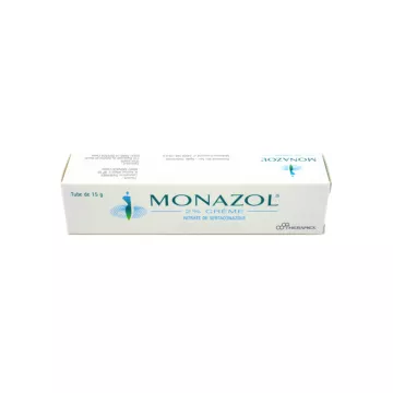 Monazol 2 Porcentaje de crema de hongos 15g de vulva