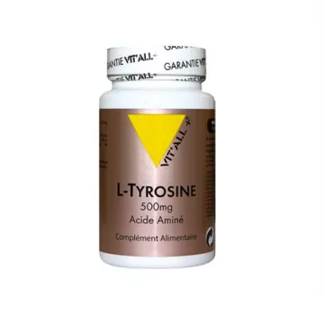 L-TIROSINA 500mg VITALL+ 30 Comprimidos