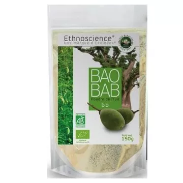 Ecoidées Poudre De Fruit de Baobab Bio 150 g