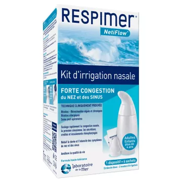 Equipo de irrigación nasal Respimer Netiflow