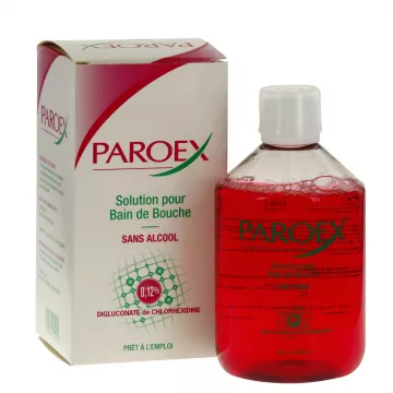 alcohol-free mouthwash Chlorhexidine Paroex